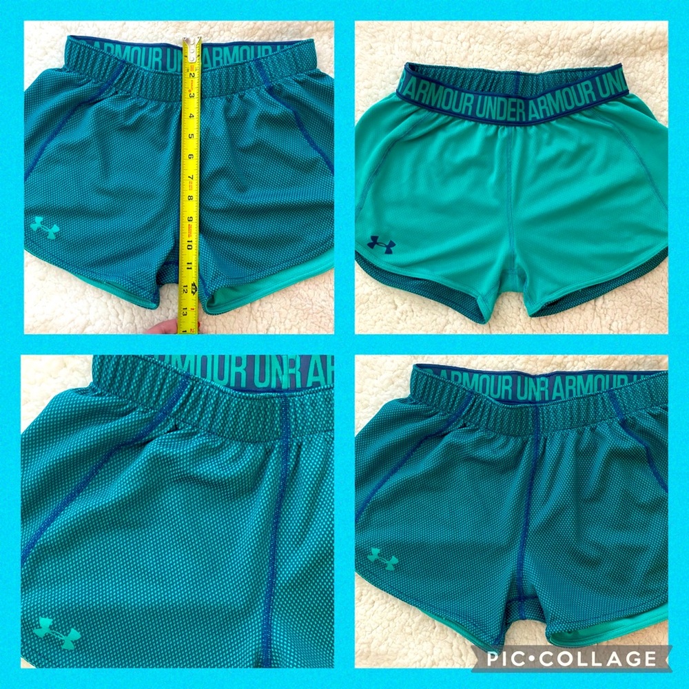 Under Armour women’s reversible shorts! Makes for many different outfit looks!